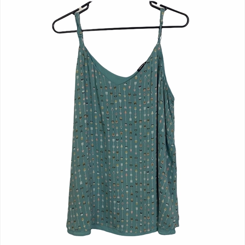 Torrid Arrow Challis Double Layer Swing Cami Size… - image 4